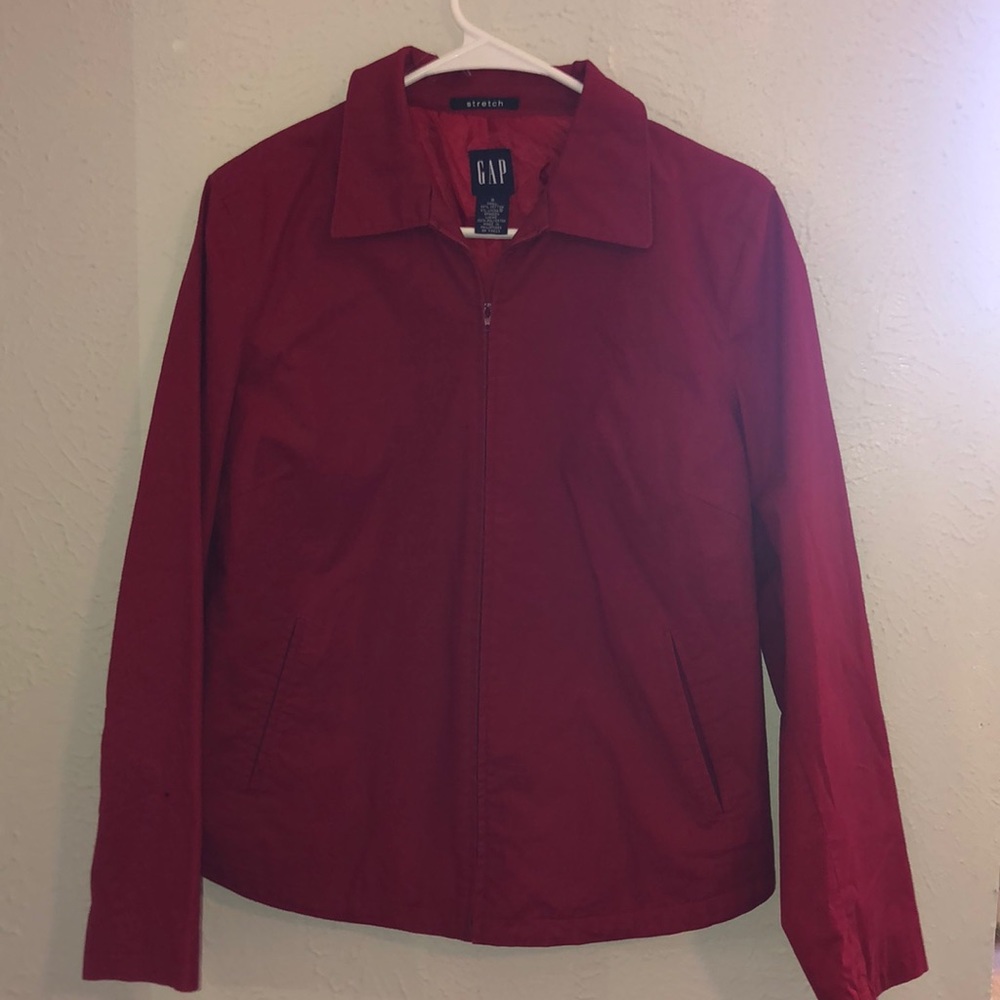Gap red jacket for women size small